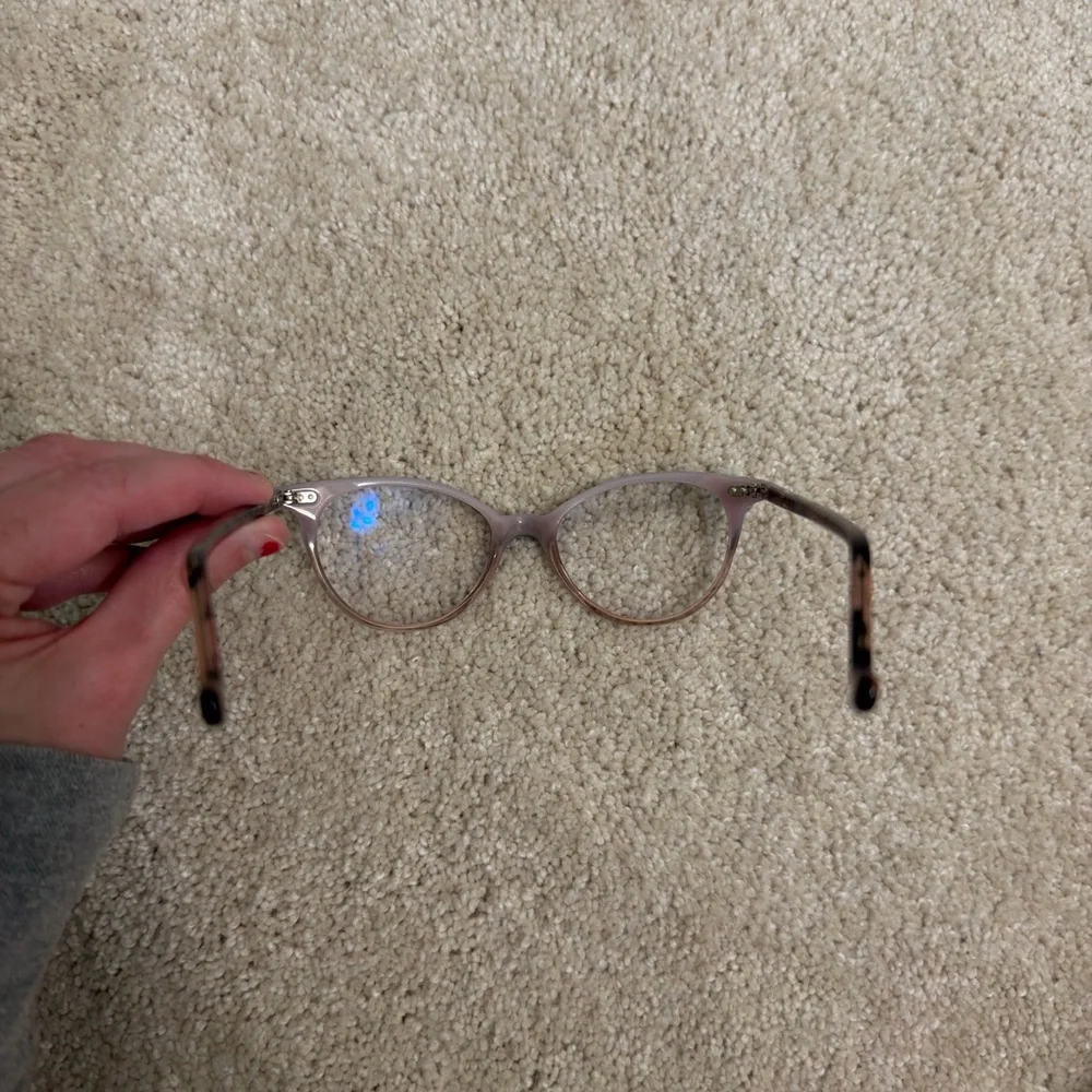 Jean lafont Two-Tone Cat Eye Glasses - Black and Blush - Picture 4 of 6